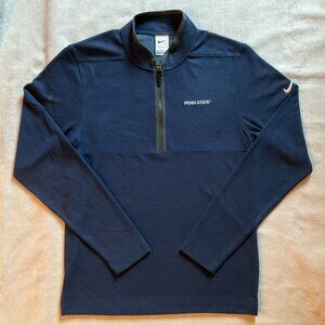 NWT Nike Dri-FIT Men’s Penn State Nittany Lions Victory 1/2 Zip Top, Navy, Sz S